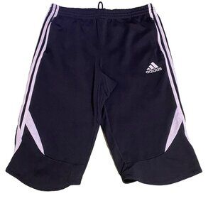 Adidas Y2K long basketball shorts adult (L) large black 3 Stripes